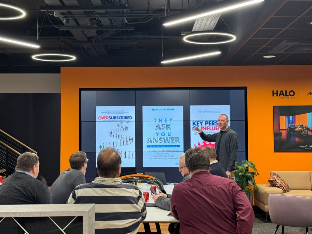 Joe Burns Speaking to MSPs at Tech Tribe Meetup